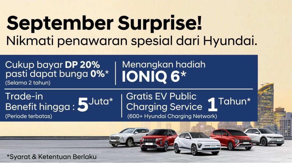 Promo Spesial Hyundai Bulan September 2024